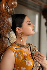 Load image into Gallery viewer, Fetching Black Color Designer Half And Half Bandhej Pure Saree With Fancy Short Sleeve Blouse