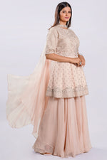 Load image into Gallery viewer, Silk Fabric Sequence Zardosi Work Readymade Sharara Suit