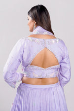 Load image into Gallery viewer, Organza Fabric Two Layered Pleated Readymade Lehenga Choli