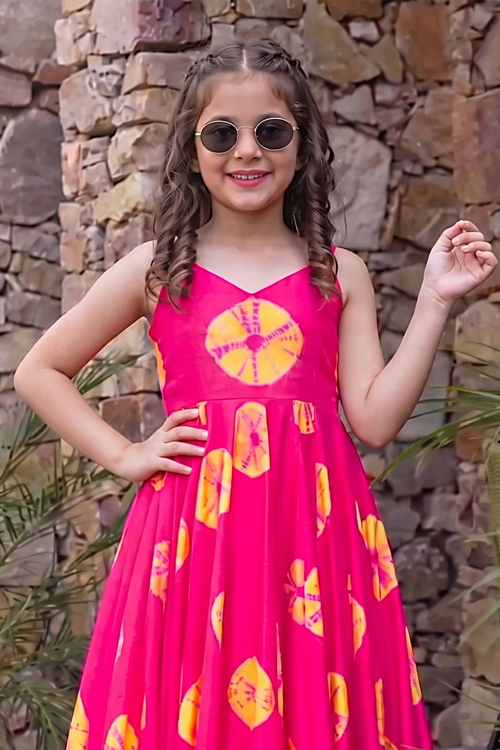 Kids Heavy Rayon Digital Printed Gown