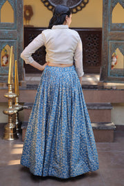 Sangeet Function Readymade Skirt With Crop Top